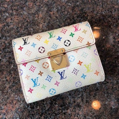 lv rainbow wallet